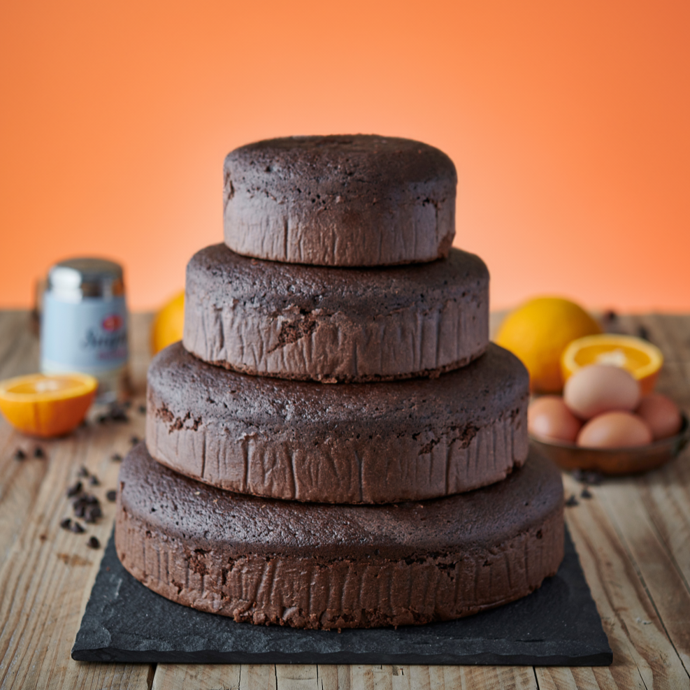 plain chocolate orange sponge cake