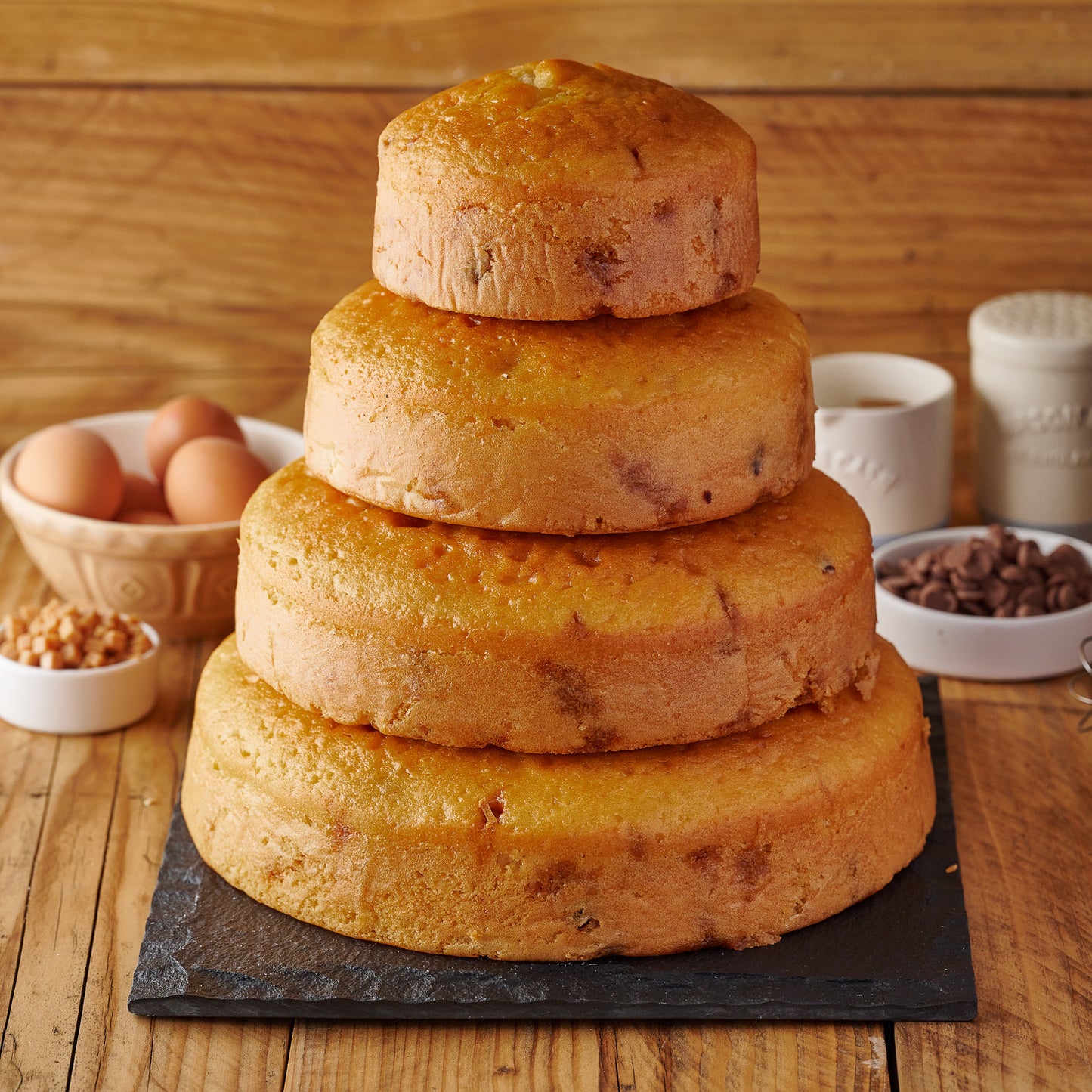 Ready to Decorate Caramel Cake