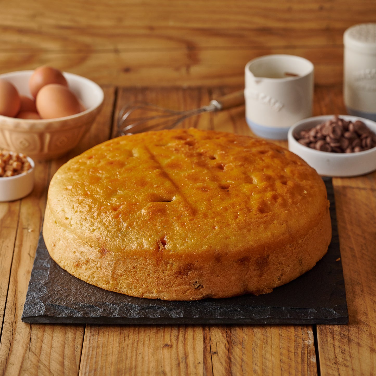 Ready to Decorate Caramel Cake
