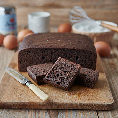 ready to decorate chocolate cake sliced