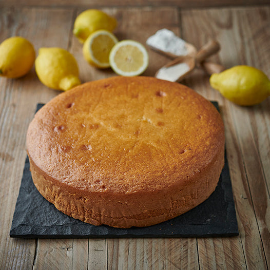 12 inch plain lemon cake