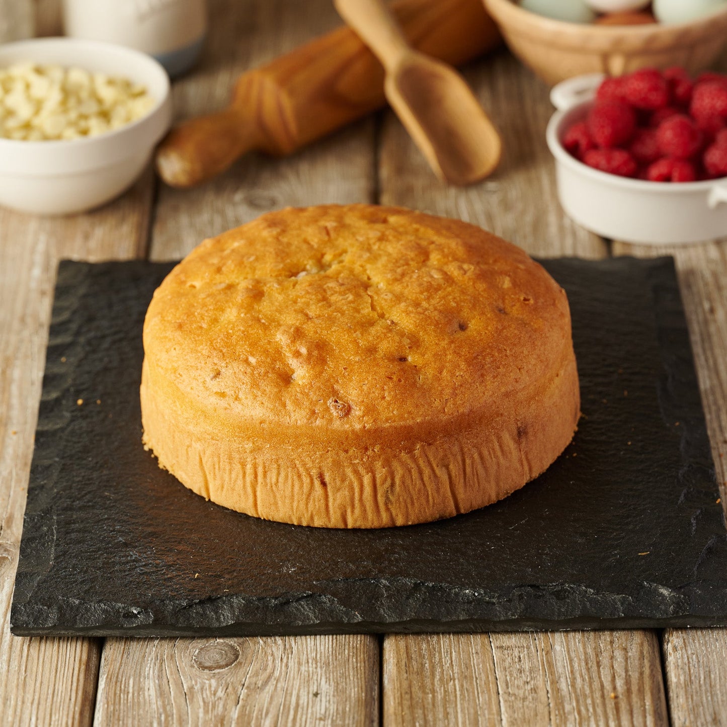 8 inch plain round sponge cake 
