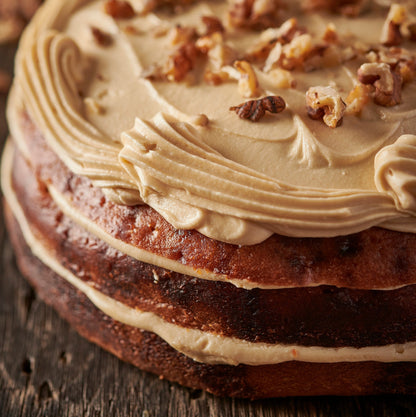 Espresso Coffee & Walnut Cake- 10 Inch