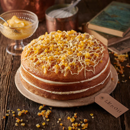 Lemon Curd Drizzle Cake- 10 Inch