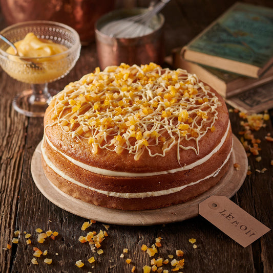 Lemon Curd Drizzle Cake- 10 Inch