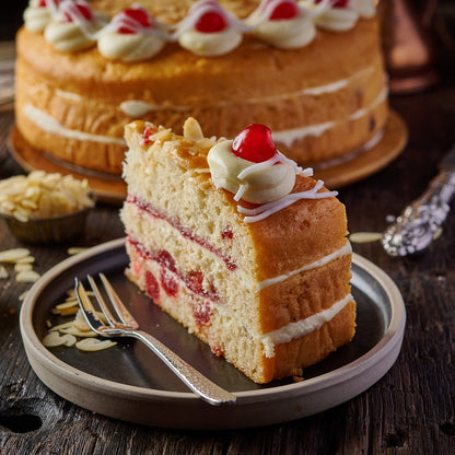 Cherry Bakewell Cake- (NGCI)- 10 Inch