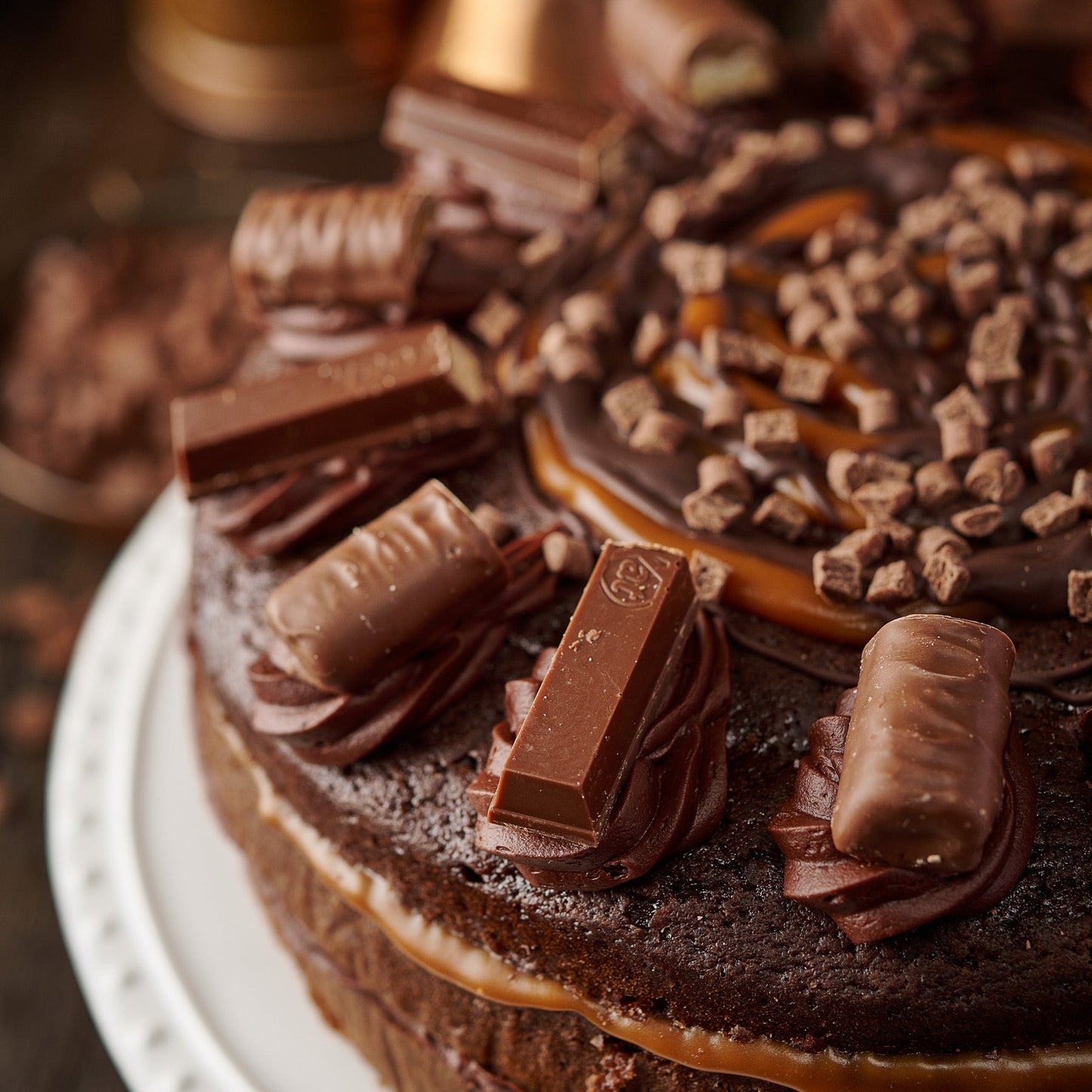 Twix and KitKat Cake- 10 Inch