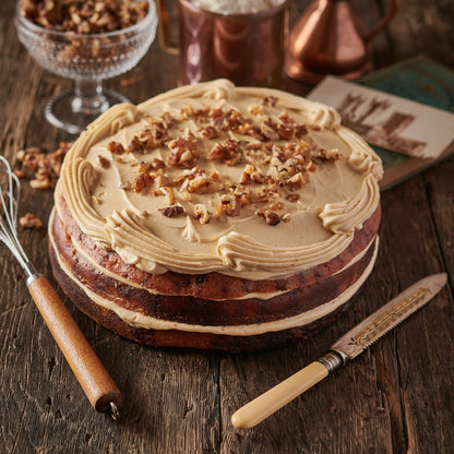 Espresso Coffee & Walnut Cake- 10 Inch