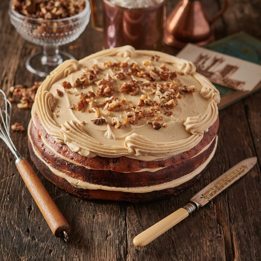 Espresso Coffee & Walnut Cake- 10 Inch