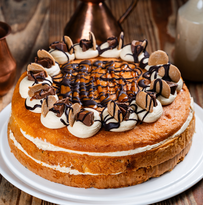 Sea Salted Caramel & Chocolate Drizzle Cake- 10 Inch