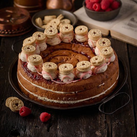Jammie Dodger Cake (Vegan)- 10 Inch