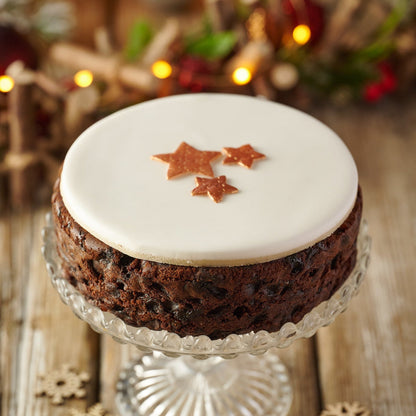 Iced Top Christmas Cake- Round