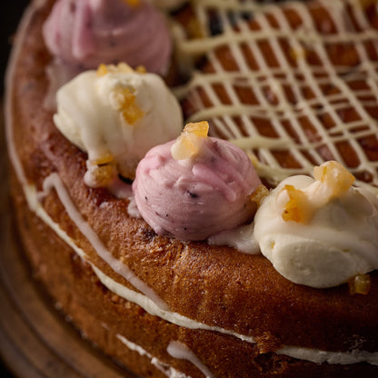 Lemon & Blueberry Cake- (Vegan)- 10 Inch