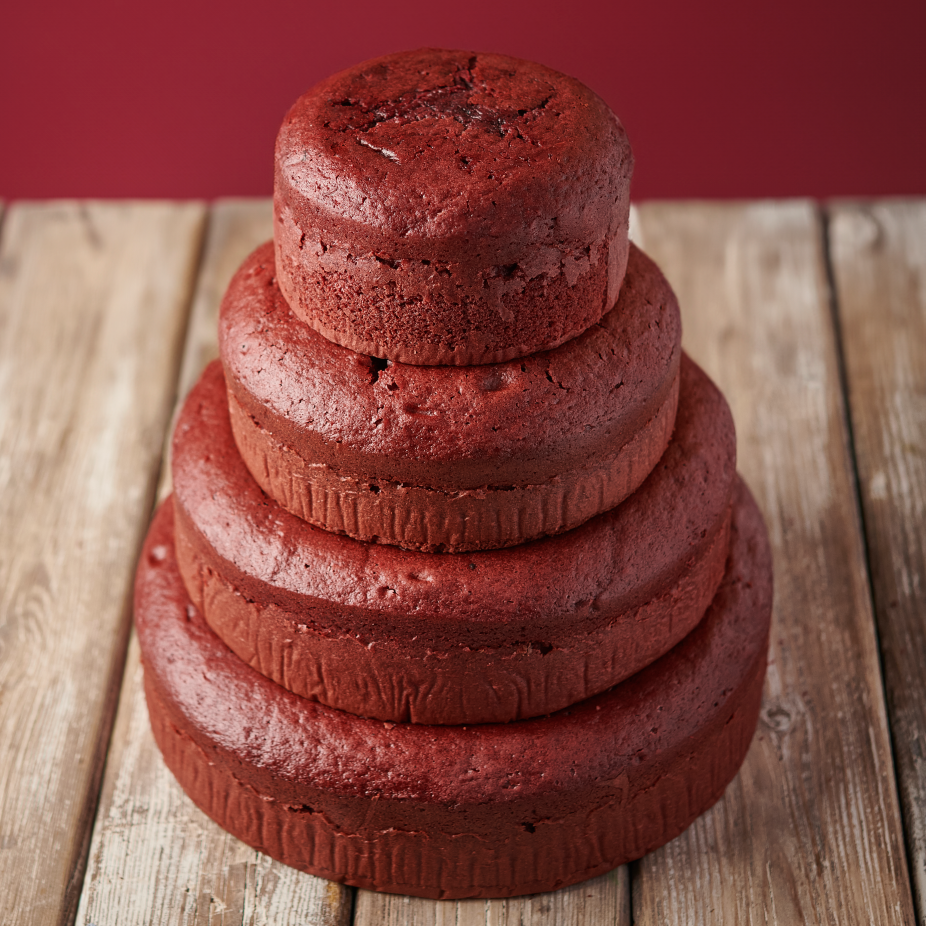 red velvet ready to decorate cakes 6,8,10,12 inch