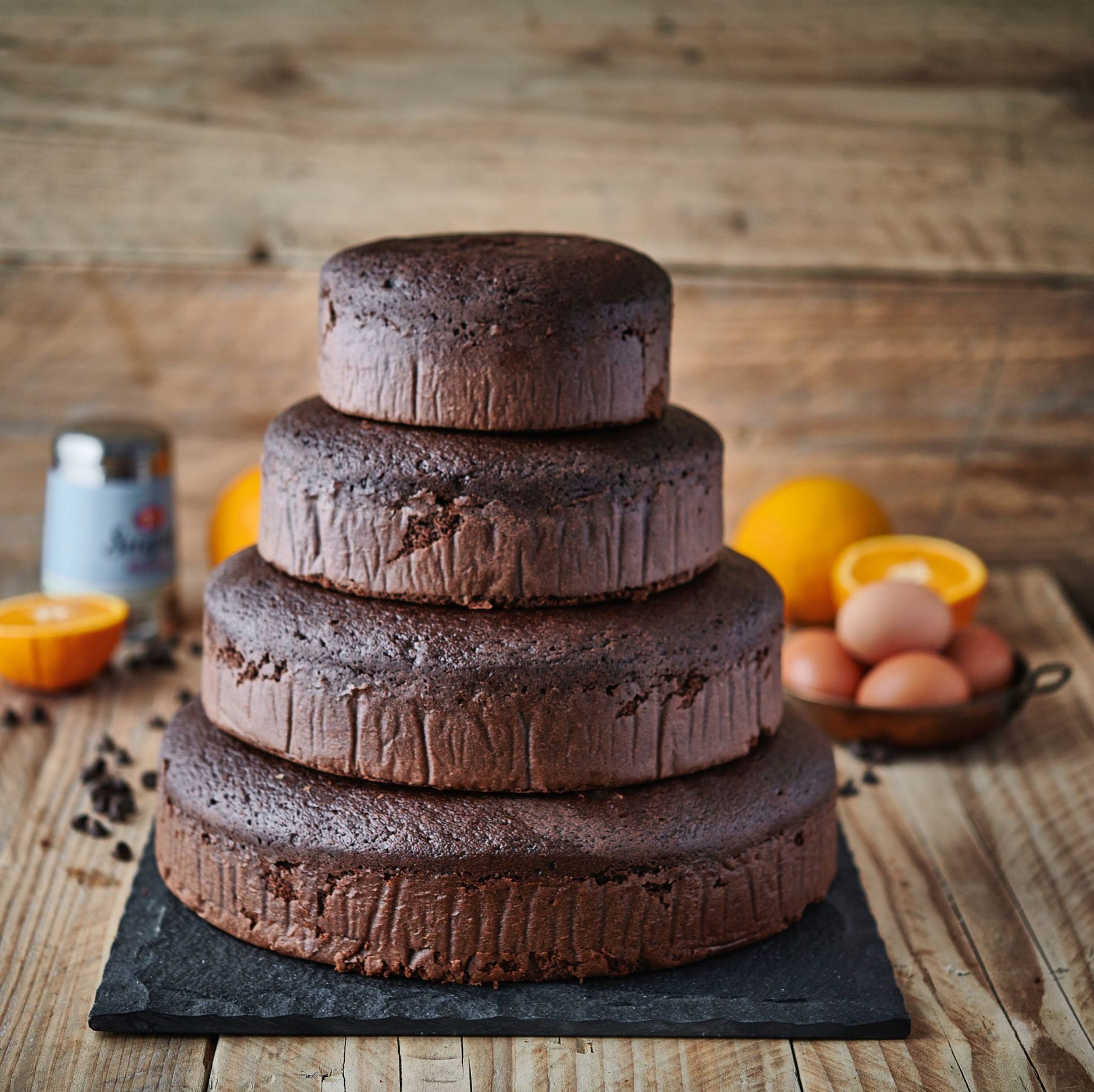Chocolate sponge cake 